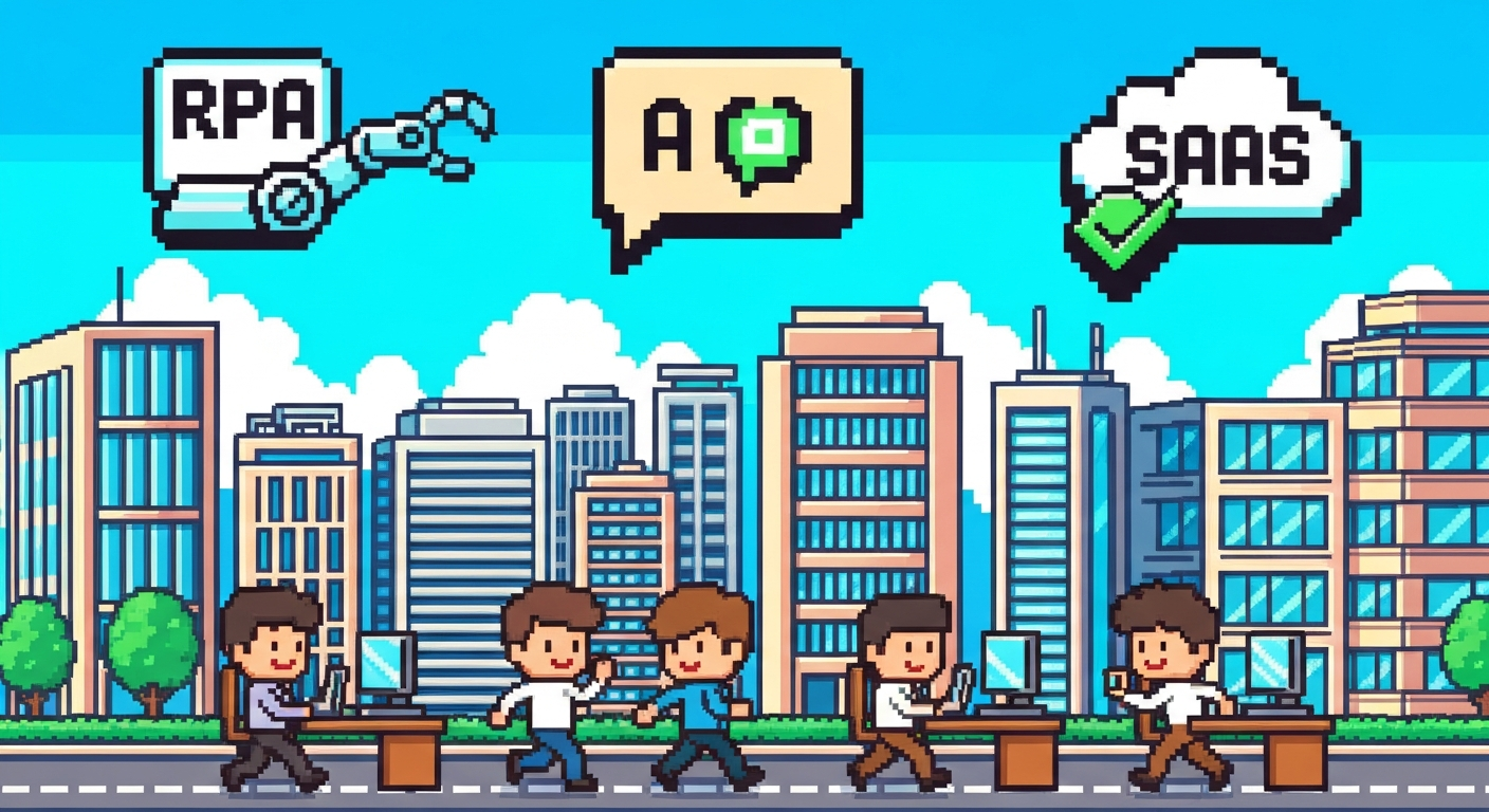 【熊本】中小企業が選ぶべき業務自動化ツール比較｜RPA・AI・SaaSで生産性向上