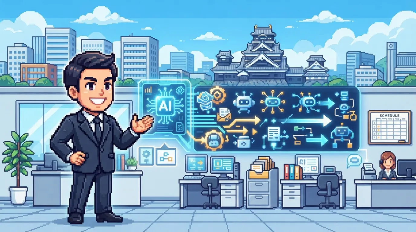 【熊本の中小企業向け】AI業務自動化の基礎と実践ガイド