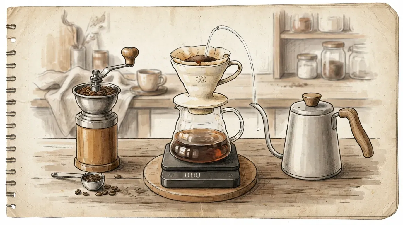V60淹れ方の基礎知識：美味しい一杯のための準備